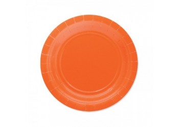 25 PIATTI BIODEGRADABILI CM.18 ARANCIO