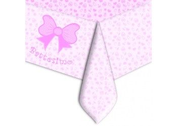 TOVAGLIA 140X270 BATTESIMO ROSA