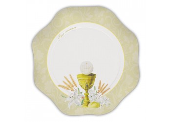 10 PIATTI CM. 23 COMUNIONE IVORY