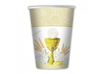 10 BICCHIERI ML. 200 COMUNIONE IVORY