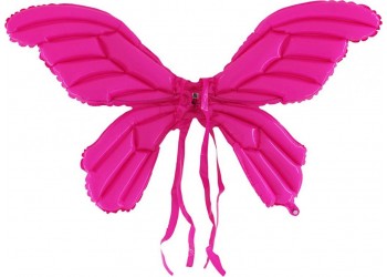 PALLONCINO FOIL BUTTERFLY WINGS FUCSIA