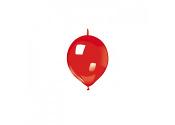 100 PALLONCINI LINK 11" ROSSO