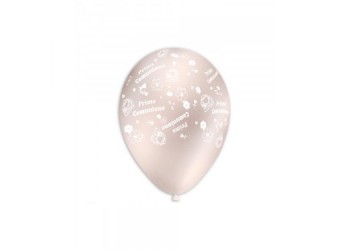 10 PALLONCINI 9" PRIMA COMUNIONE PERLA
