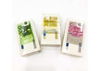 FAZZOLETTO DI CARTA BANCONOTE PICCOLO 100-200-500 EURO