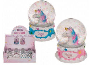 SFERA GLITTER UNICORNO